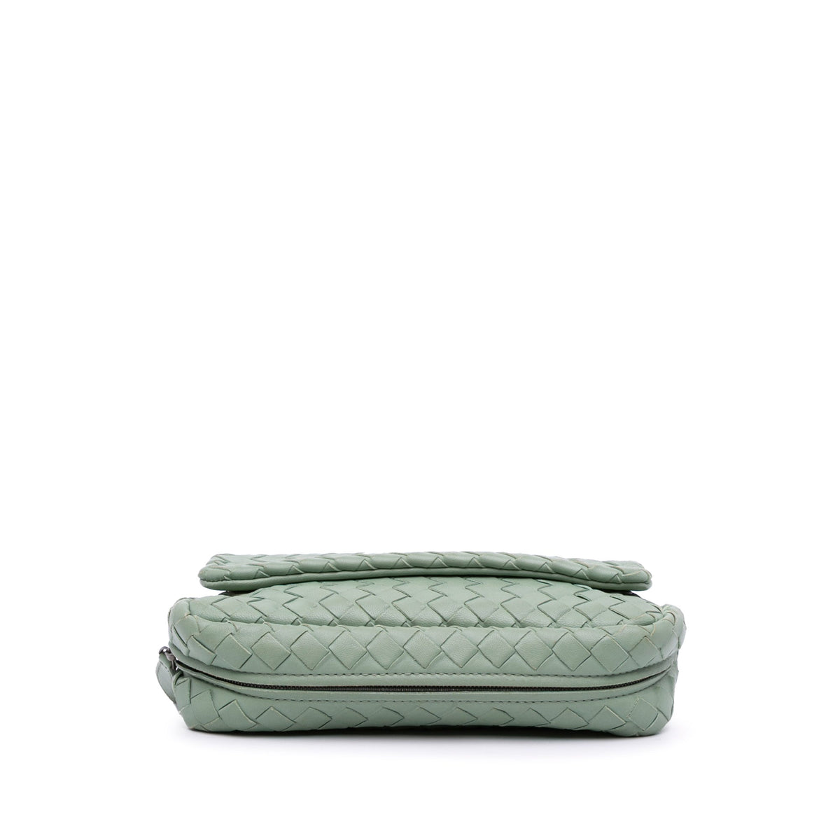 Bottega Veneta Mini Nappa Intrecciato Expandable Chain Flap Crossbody