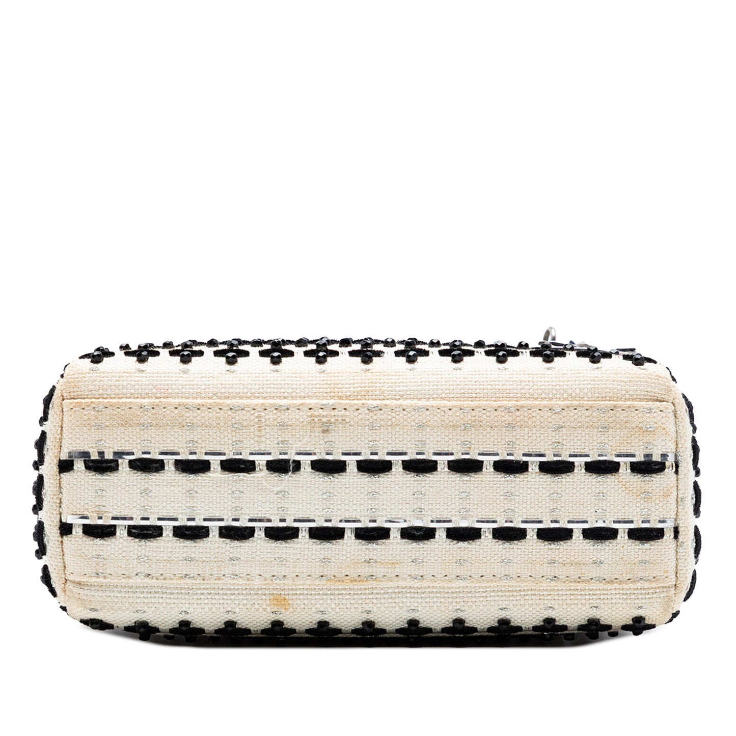 Dior Mini Canvas Bead and Sequin Embellished Lady Dior