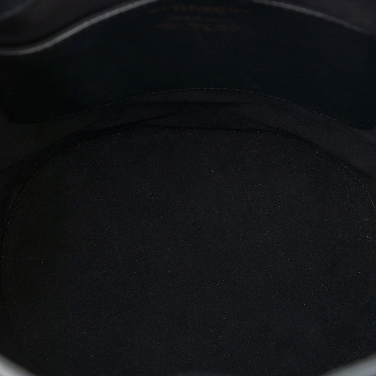 Burberry House Check Canvas and Suede Fringe Bucket Bag — Black