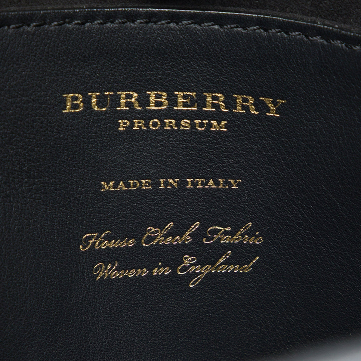 Burberry House Check Canvas and Suede Fringe Bucket Bag — Black