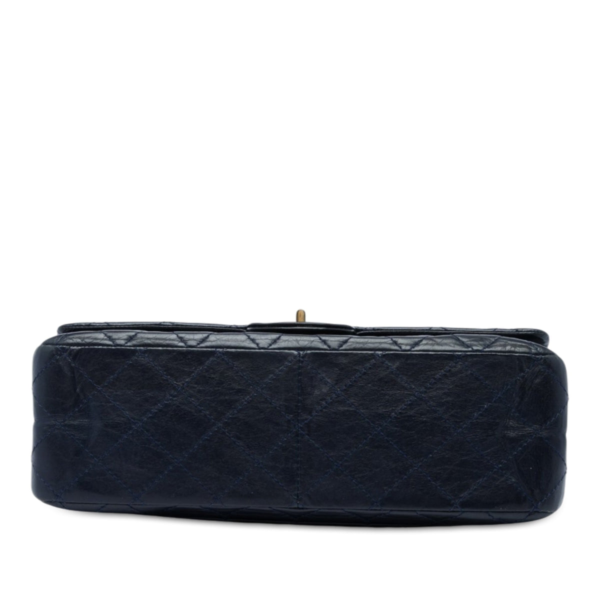 Chanel Quilted Aged Calfskin Reissue 2.55 Double Flap 227 — Blue