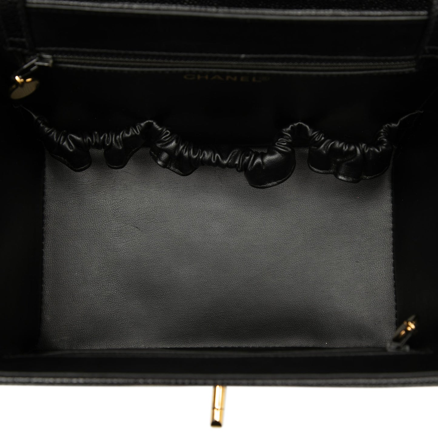 Chanel CC Caviar Vanity Box Case