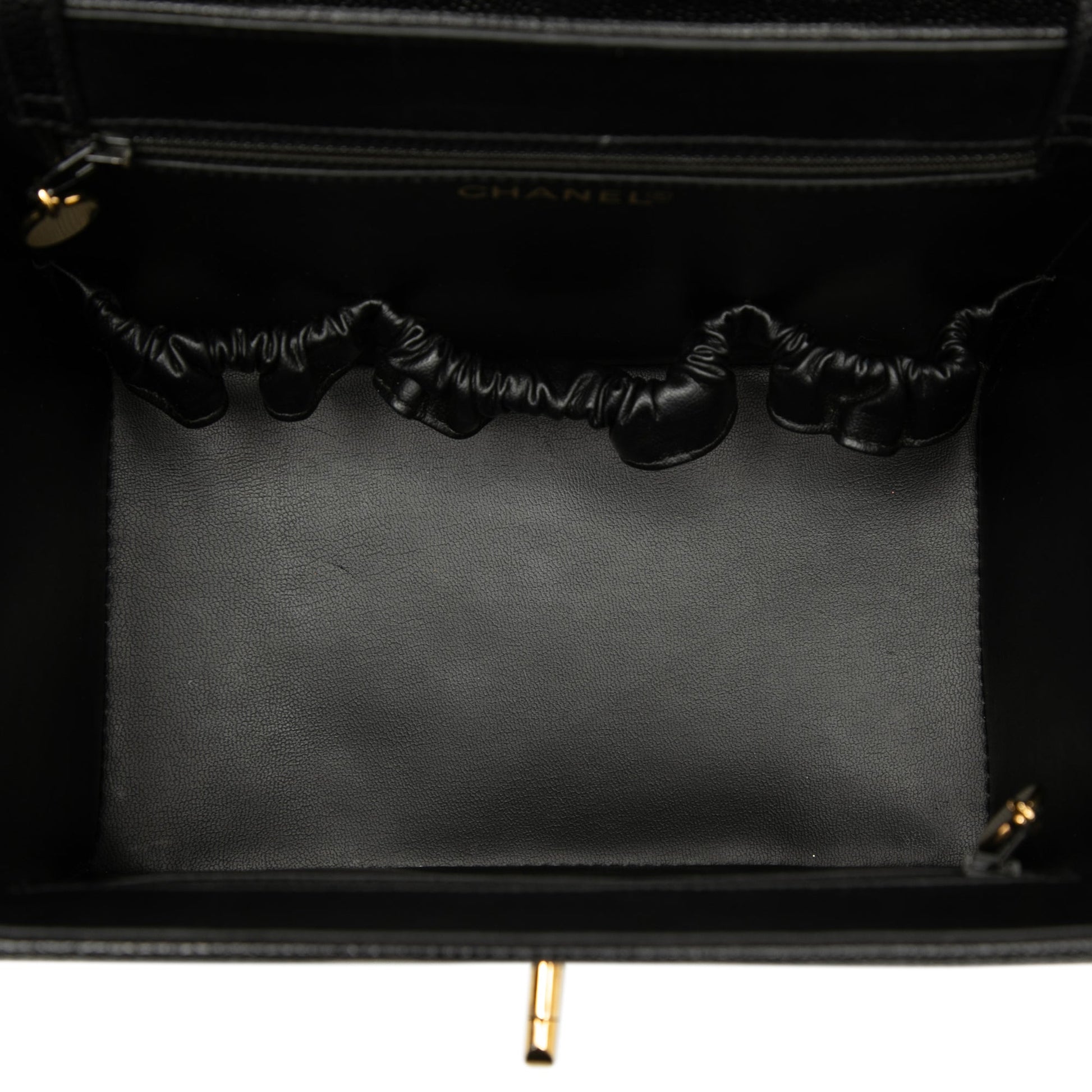 Chanel CC Caviar Vanity Box Case