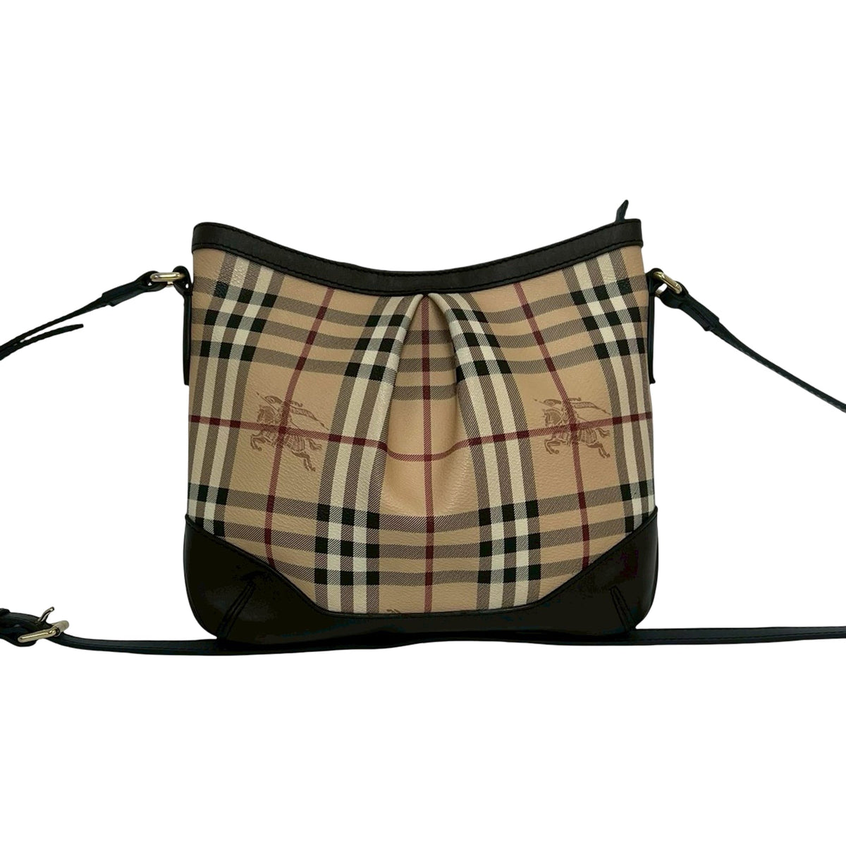 Burberry Haymarket Check Coated Canvas Hartham Crossbody