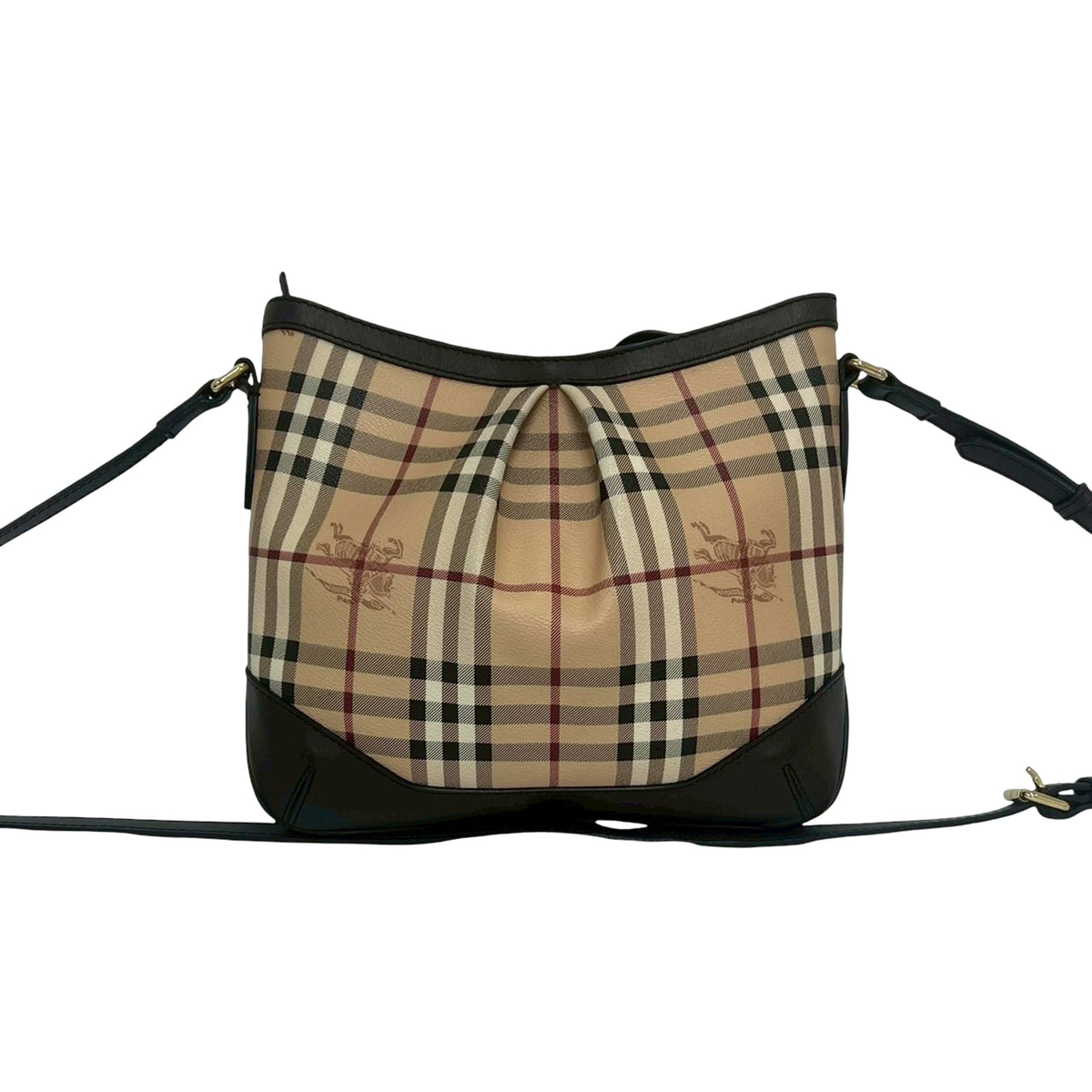 Burberry Haymarket Check Coated Canvas Hartham Crossbody