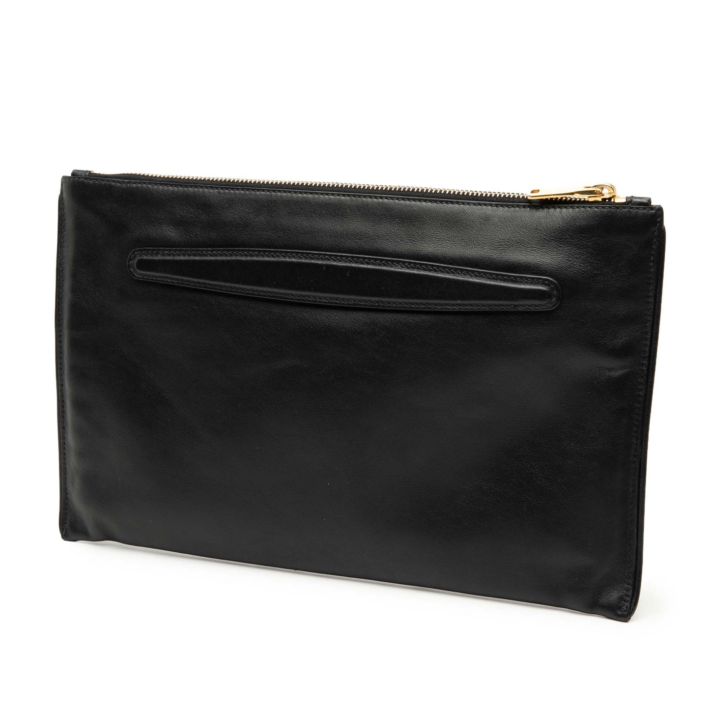 Miu Miu Studded Leather Zip Clutch