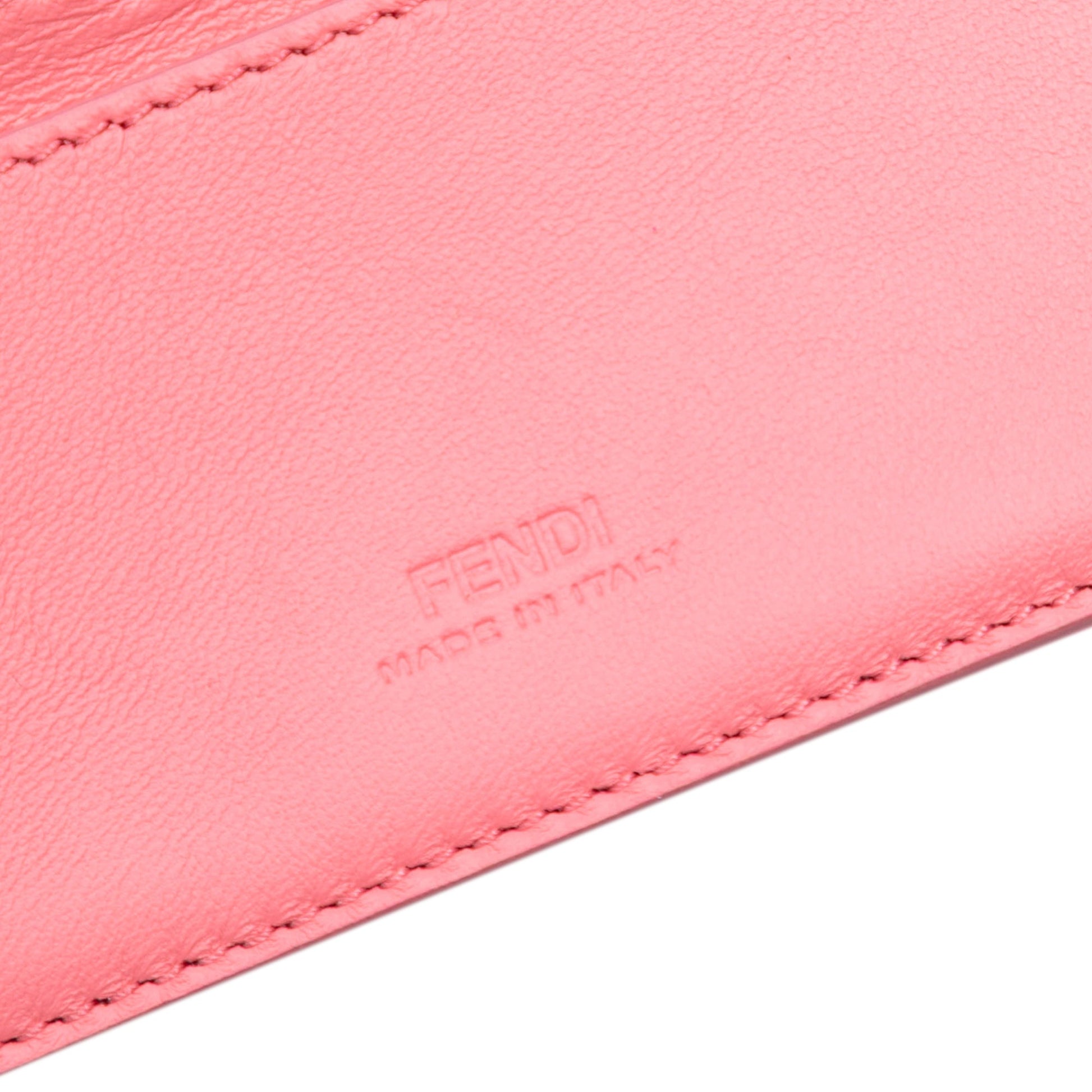 Fendi Satin Phone Pouch Baguette Satchel