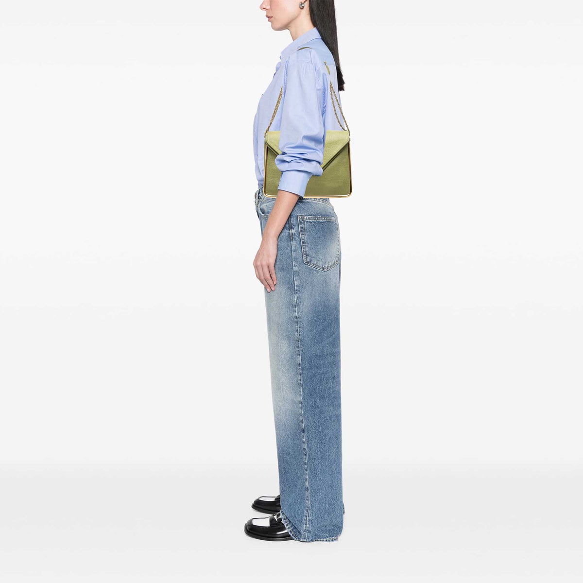Chloé Medium Pebbled Leather Sally Shoulder Bag