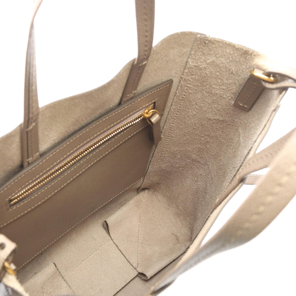 Celine Small Grained Calfskin Vertical Cabas Satchel