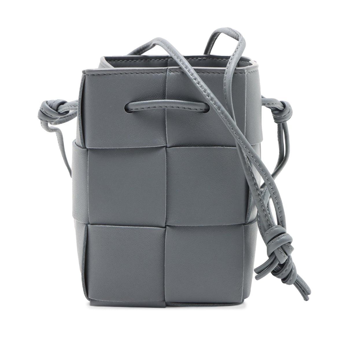 Bottega Veneta Mini Nappa Maxi Intrecciato Cassette Bucket Bag