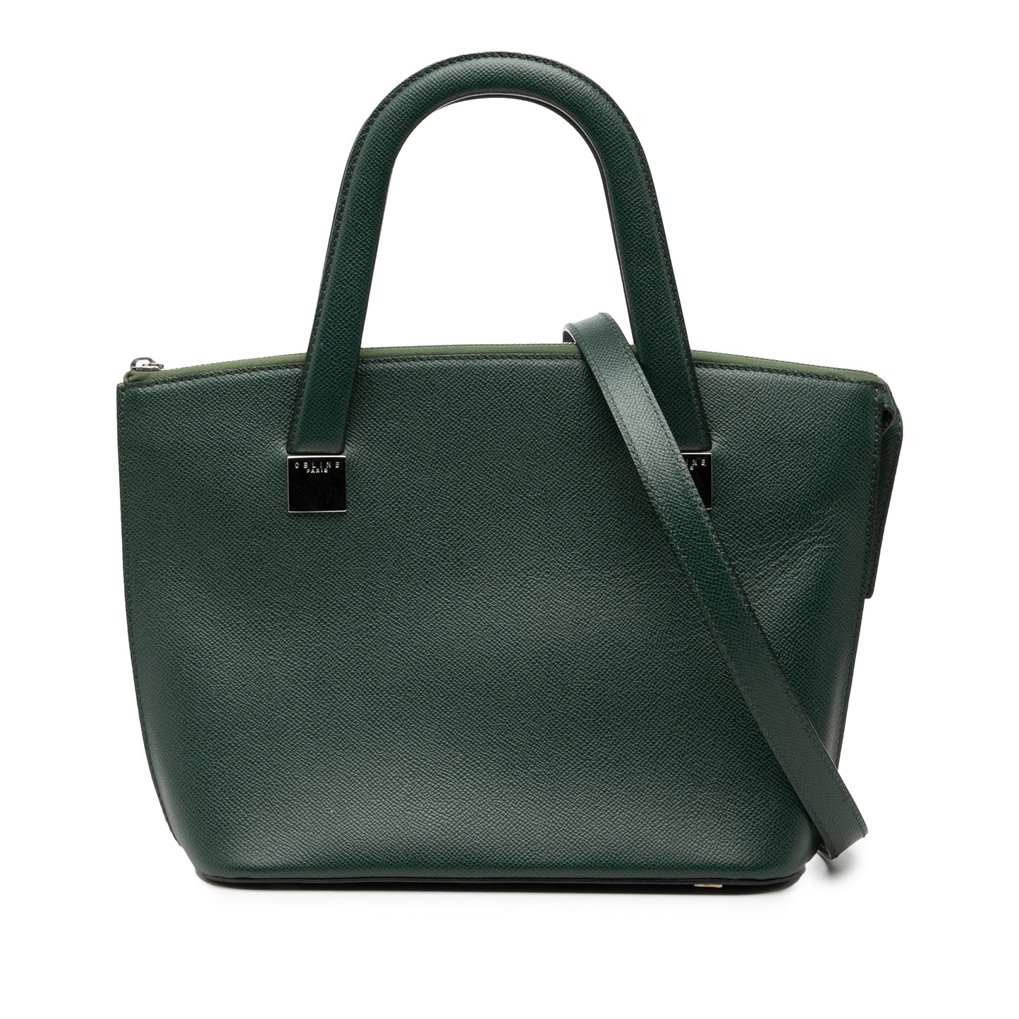 Celine Grained Calfskin Satchel