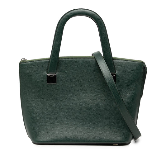 Celine Grained Calfskin Satchel