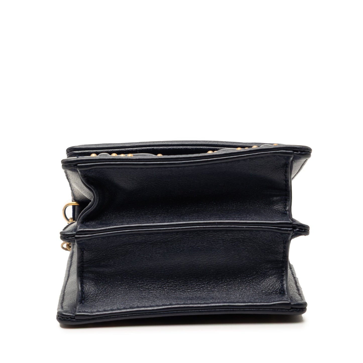 Dior Studded Lambskin Vertical Diorama Crossbody