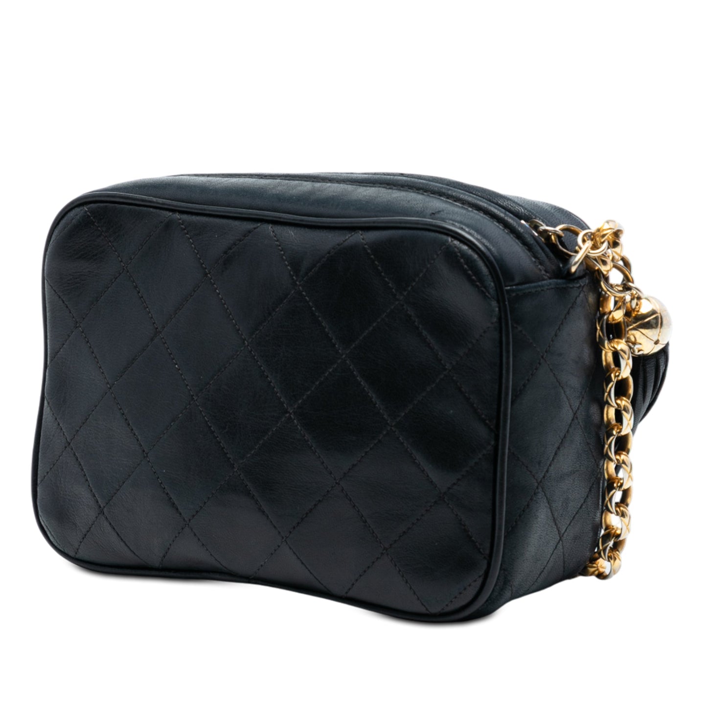 Chanel Mini CC Quilted Lambskin Tassel Camera Bag
