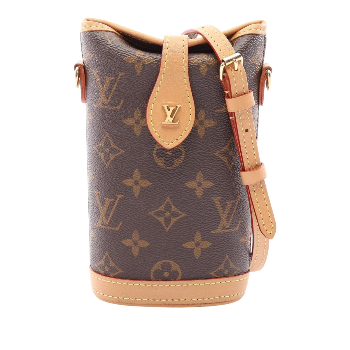 Louis Vuitton Monogram Fold Me Pouch — Brown