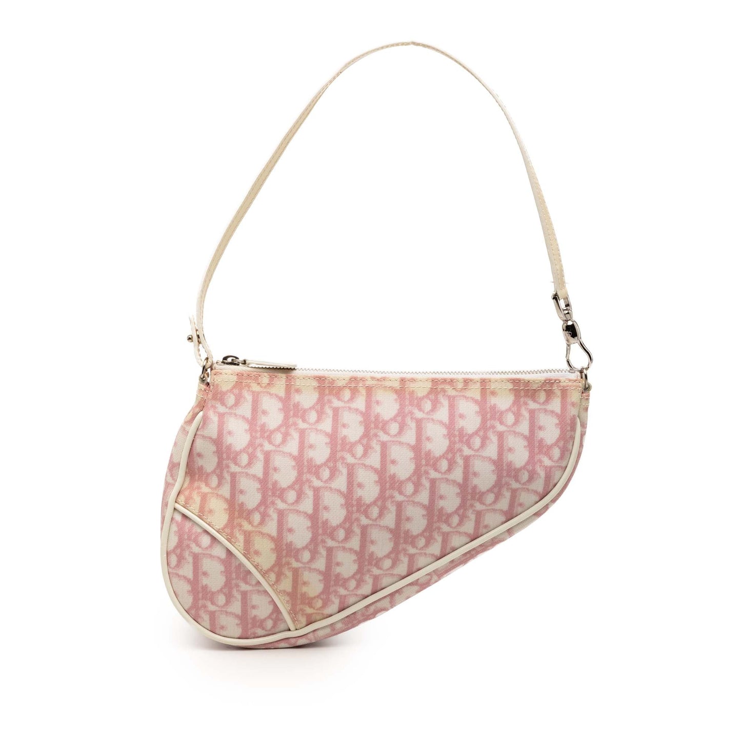 Dior Mini Diorissimo Coated Canvas Saddle Pochette