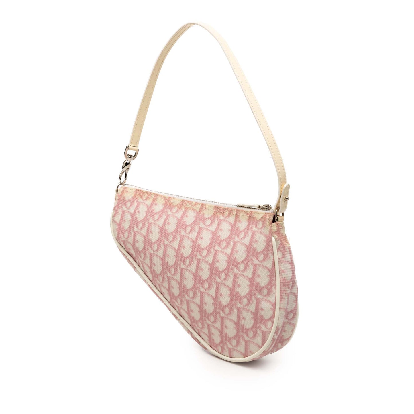 Dior Mini Diorissimo Coated Canvas Saddle Pochette