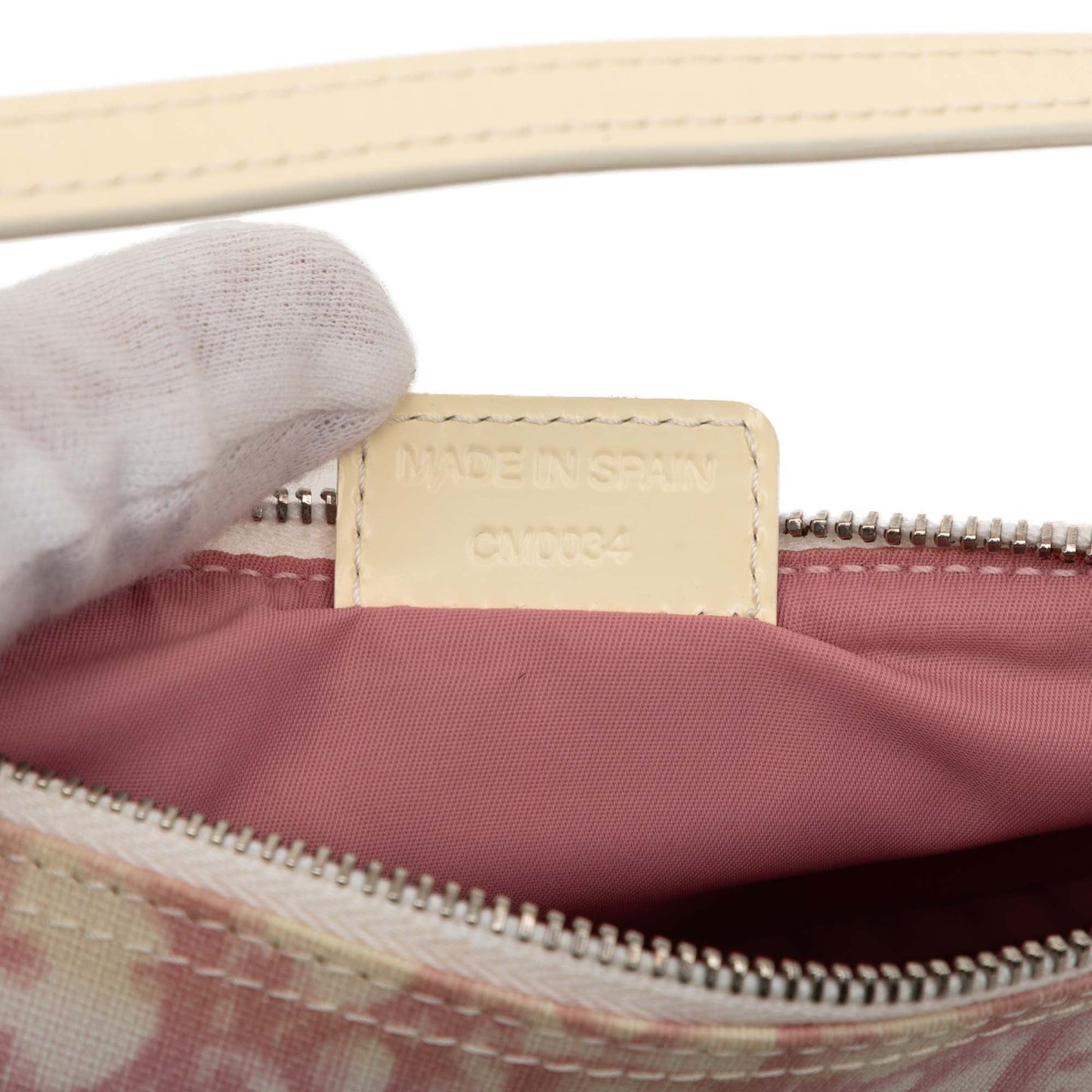 Dior Mini Diorissimo Coated Canvas Saddle Pochette