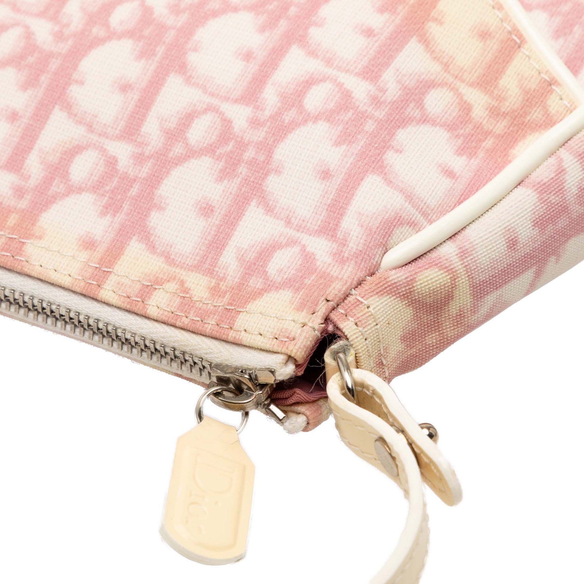 Dior Mini Diorissimo Coated Canvas Saddle Pochette