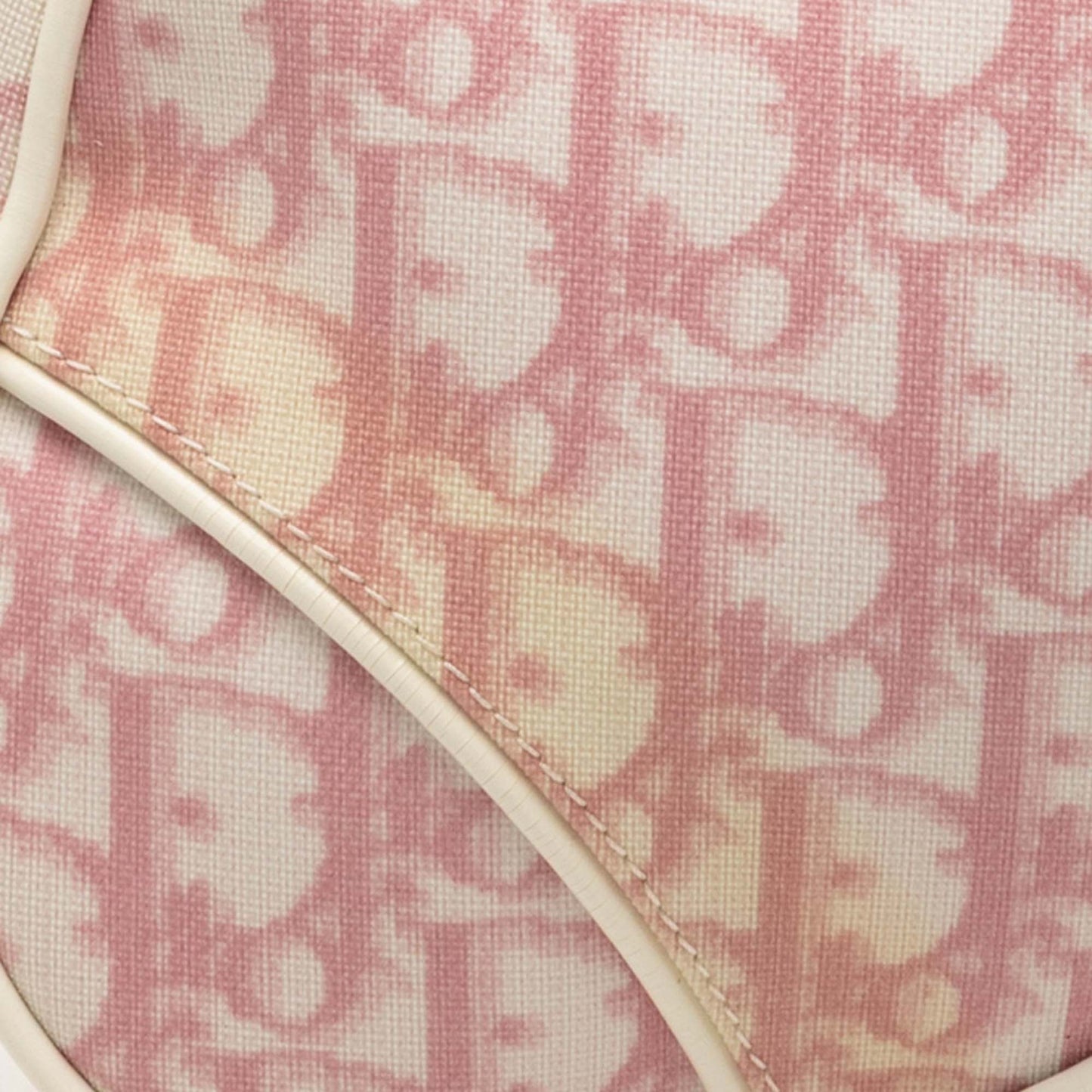 Dior Mini Diorissimo Coated Canvas Saddle Pochette