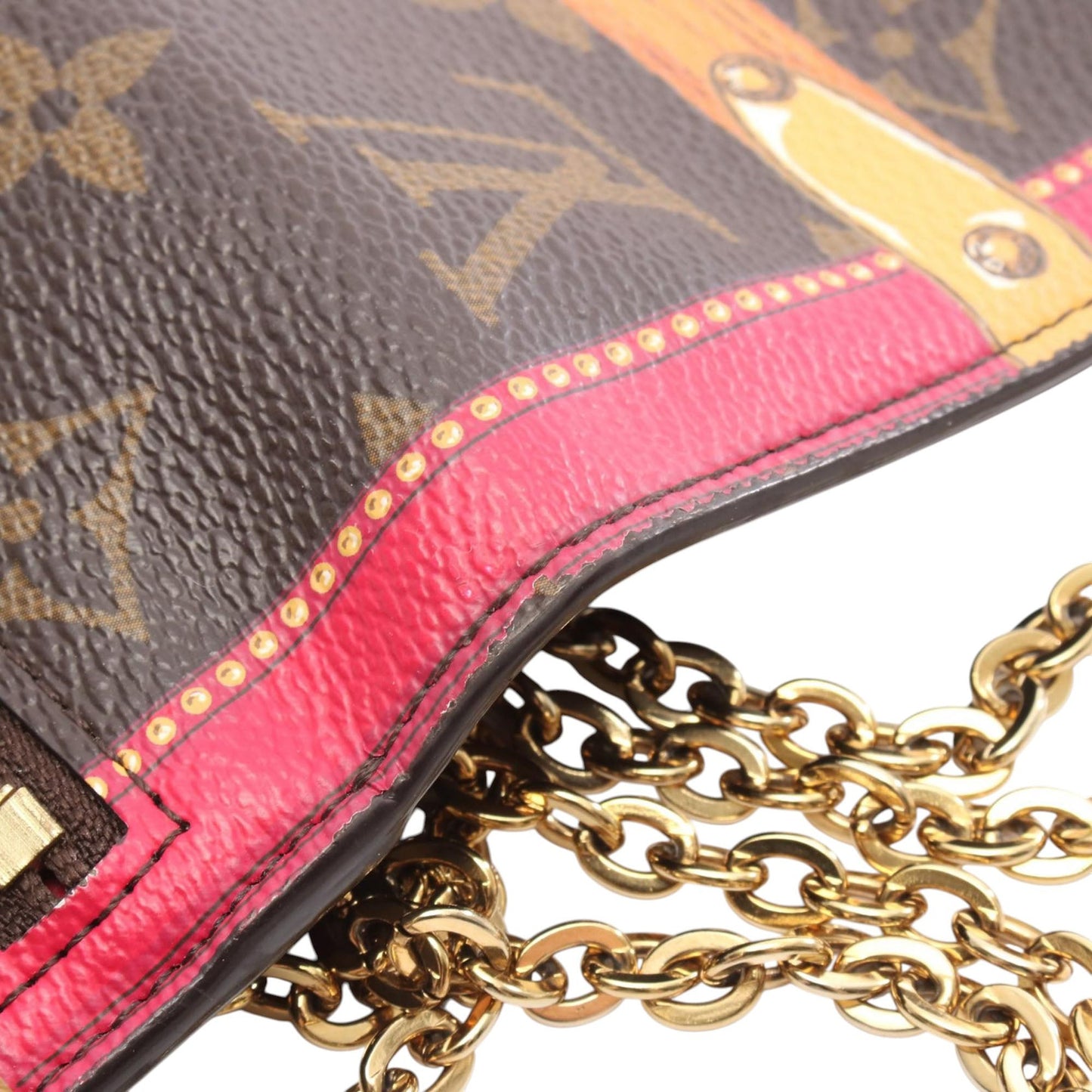 Louis Vuitton Monogram Summer Trunks Pochette Weekend