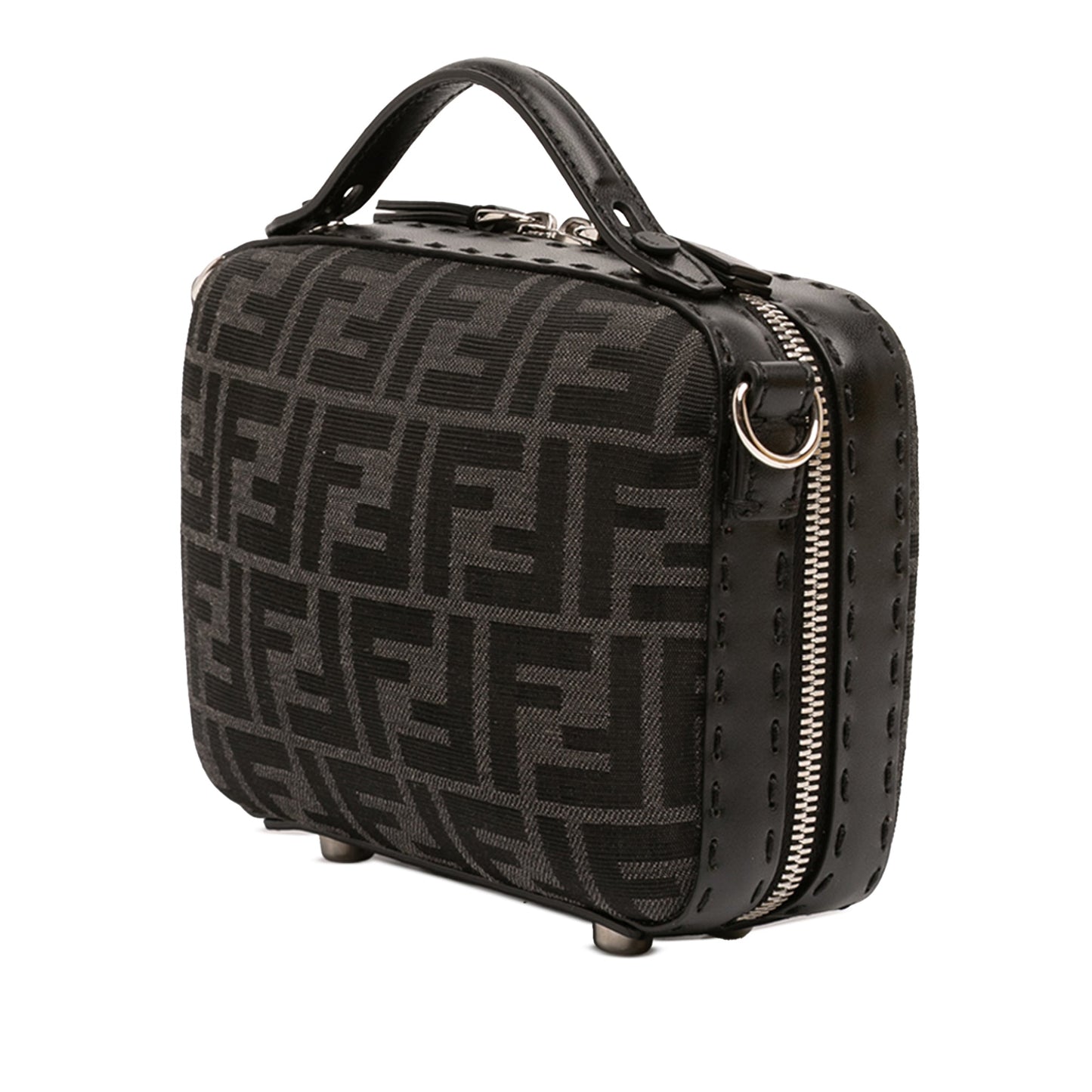Fendi Mini Zucca Canvas Suitcase Bag