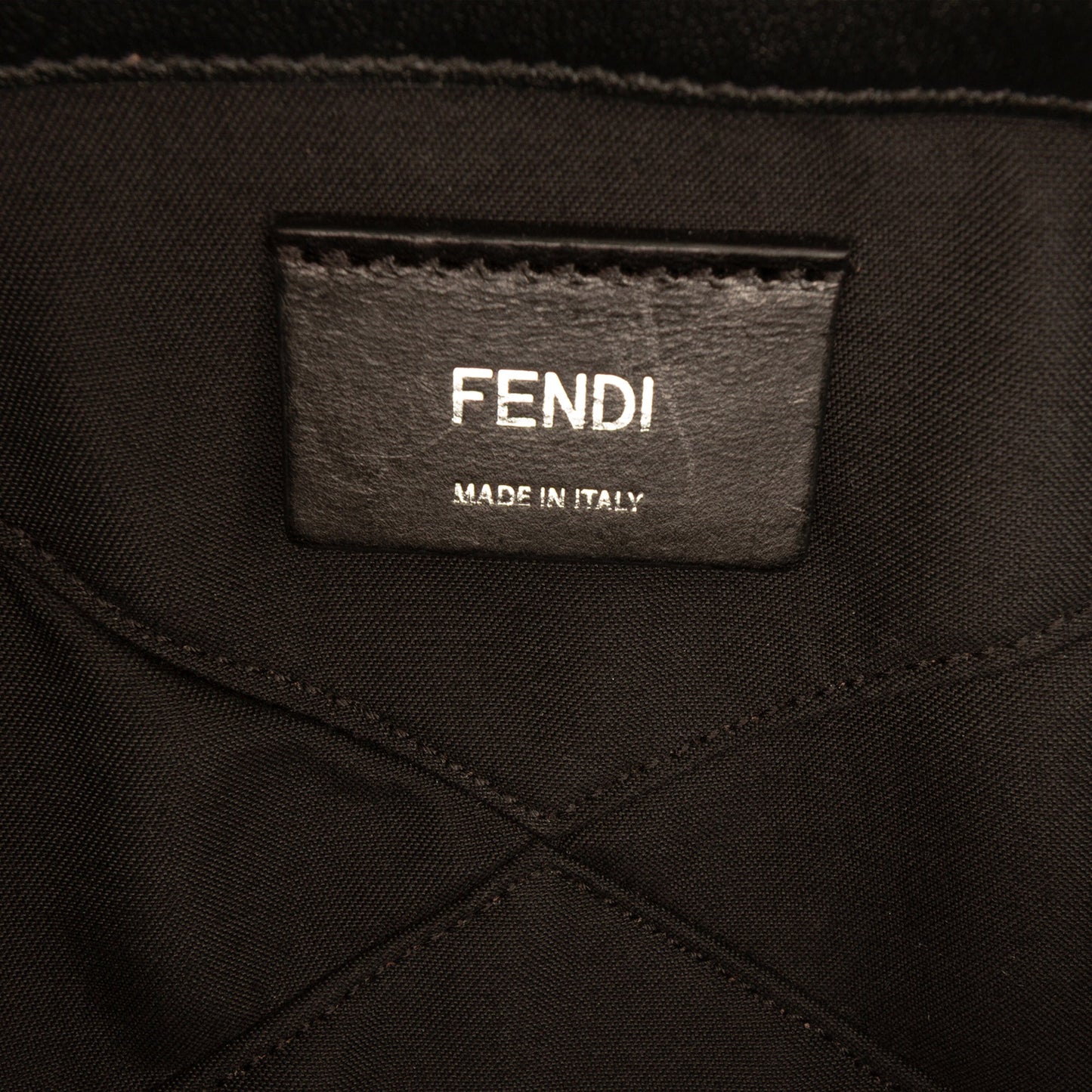 Fendi Mini Zucca Canvas Suitcase Bag