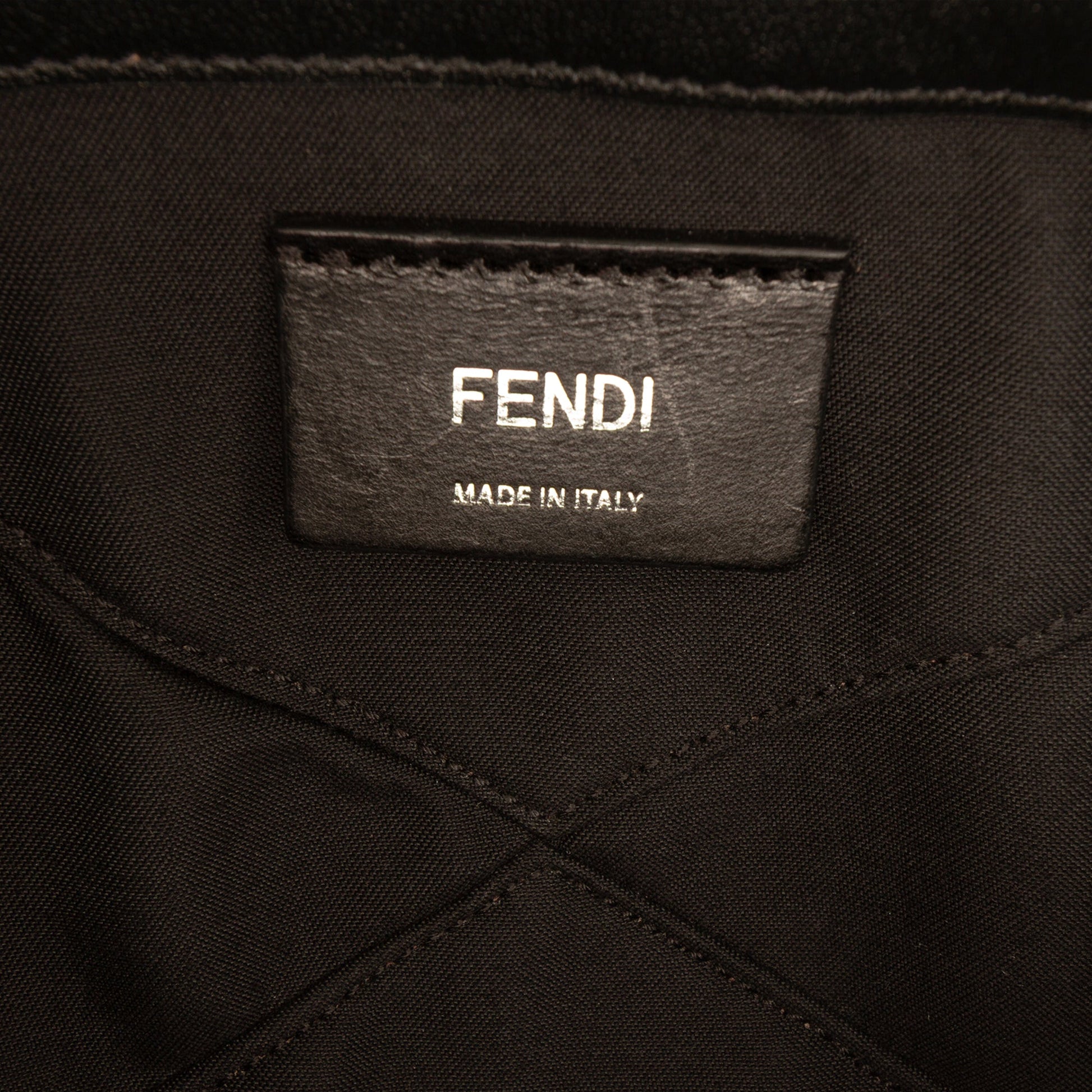 Fendi Mini Zucca Canvas Suitcase Bag