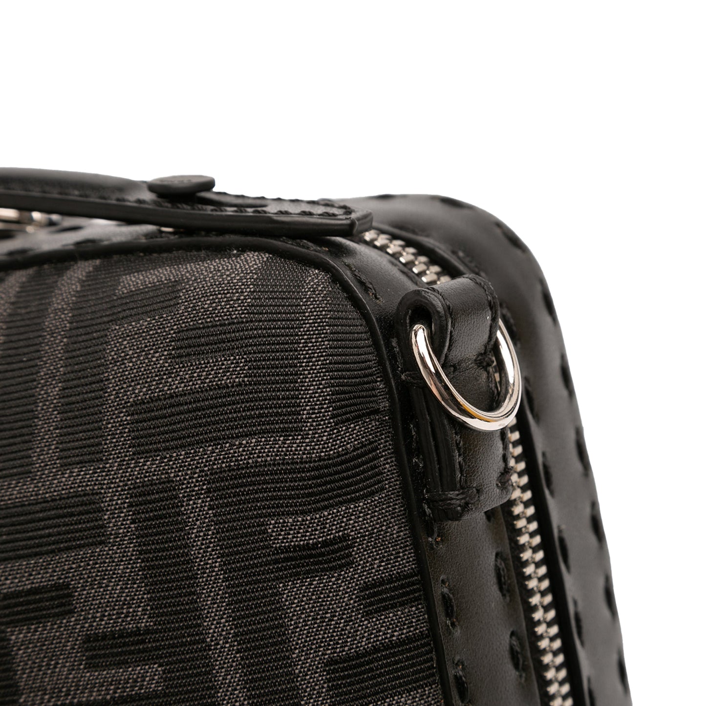 Fendi Mini Zucca Canvas Suitcase Bag