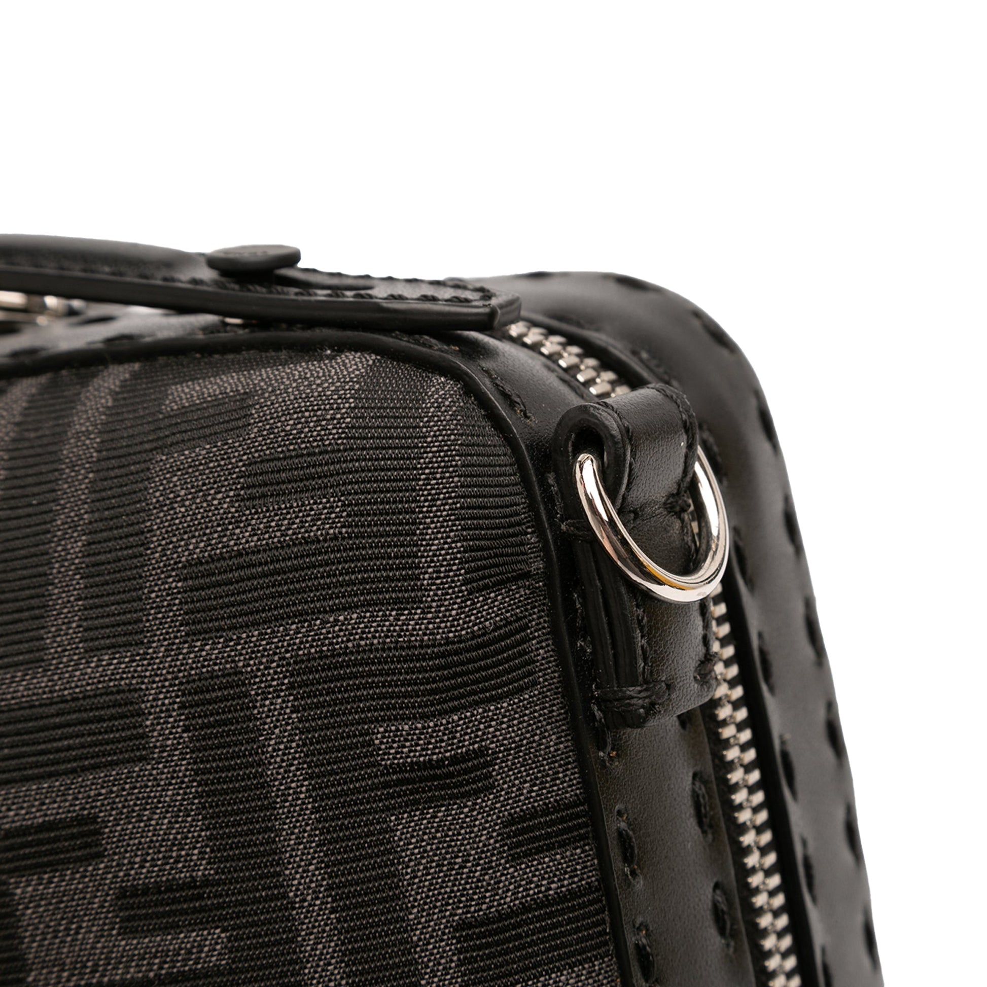Fendi Mini Zucca Canvas Suitcase Bag