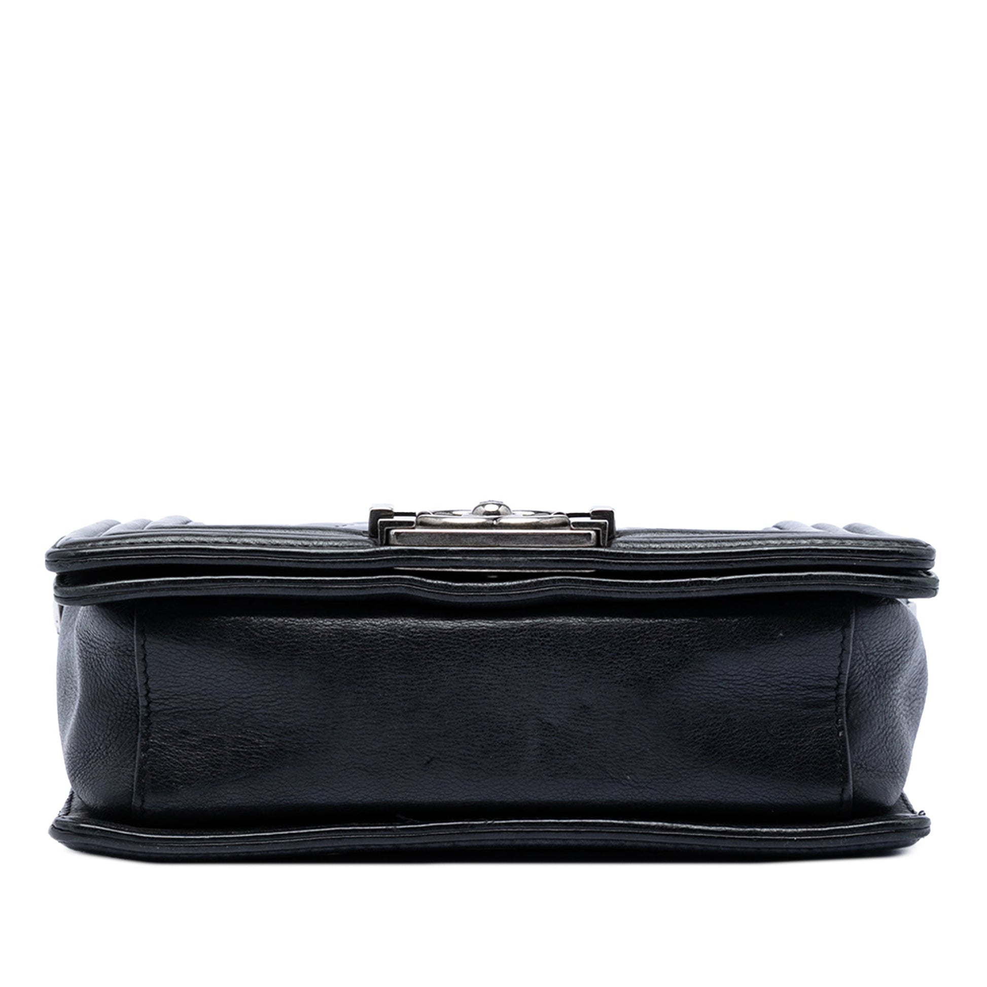 Chanel Paris Bombay Small Quilted Patent Medallion Embellished Boy Flap