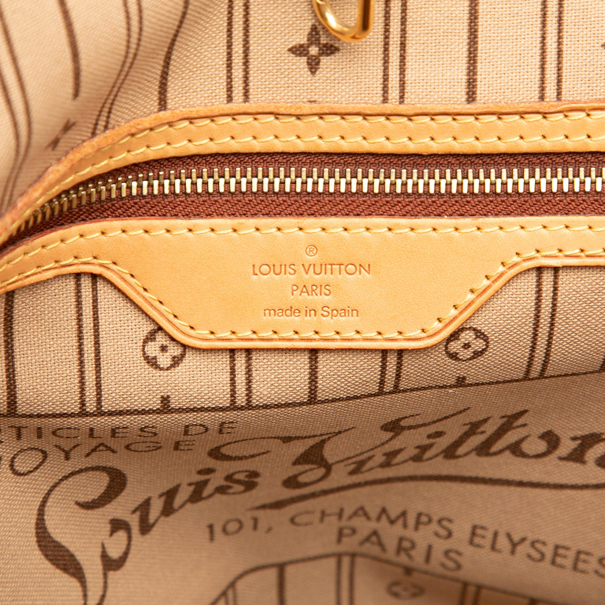 Louis Vuitton Monogram Neverfull MM — Brown