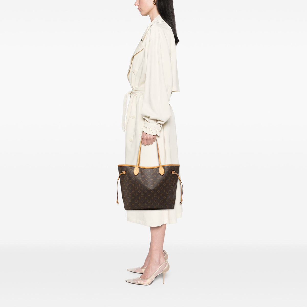 Louis Vuitton Monogram Neverfull MM — Brown