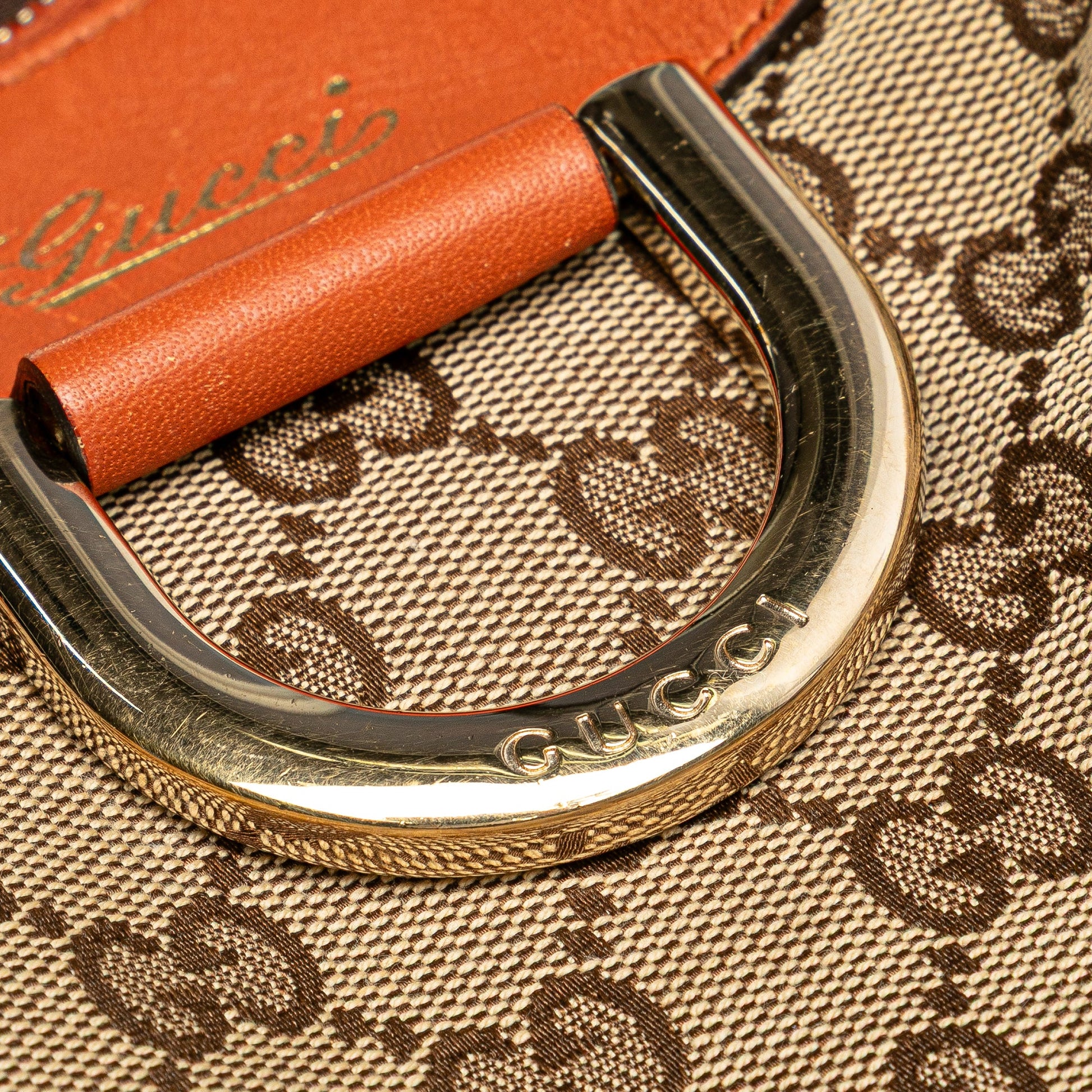 Gucci GG Canvas Abbey D Ring Shoulder Bag