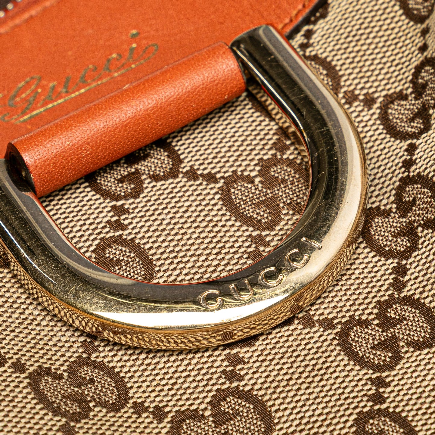 Gucci GG Canvas Abbey D Ring Shoulder Bag