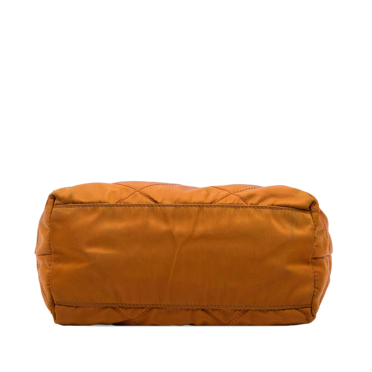 Prada Impuntu Tessuto Chain Tote — Brown