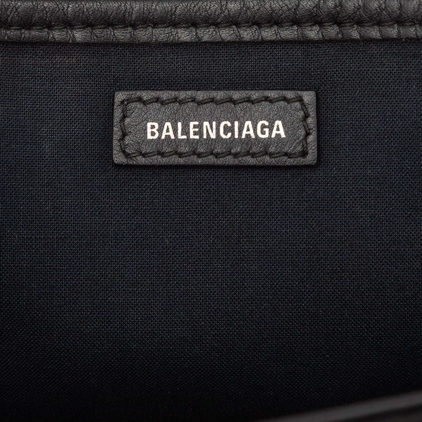 Balenciaga Canvas Navy Cabas XS