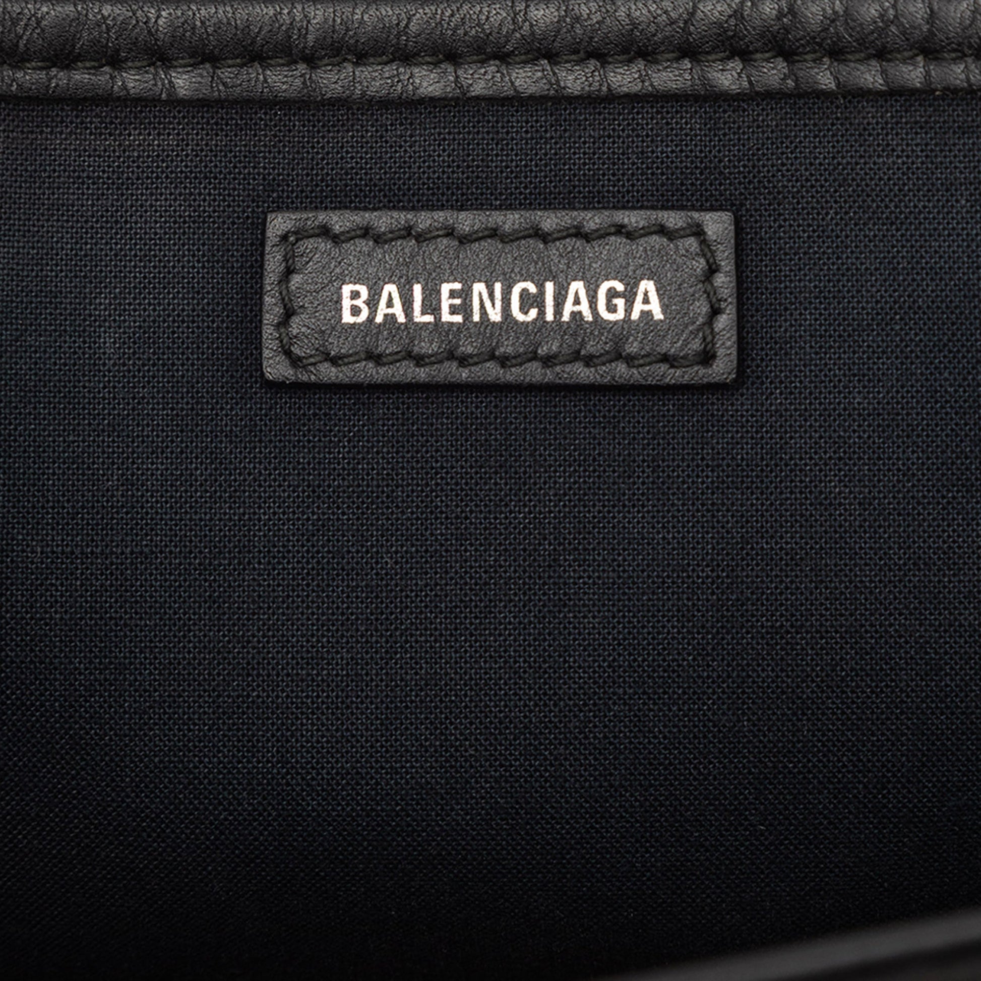 Balenciaga Canvas Navy Cabas XS