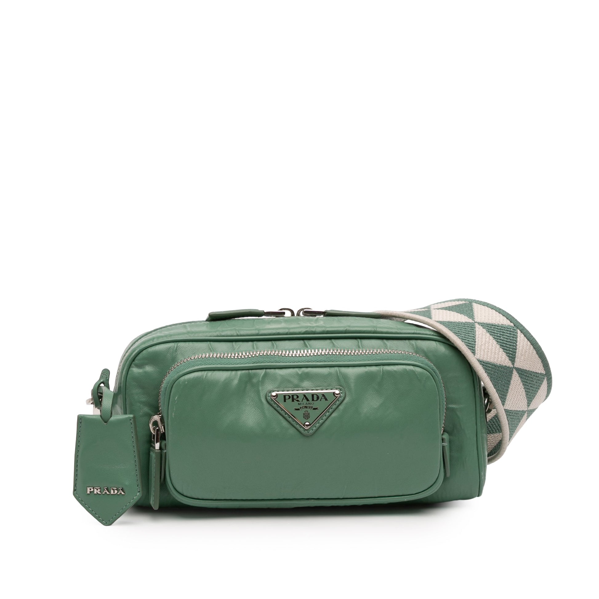 Prada Nappa Antique Multi Pocket Crossbody