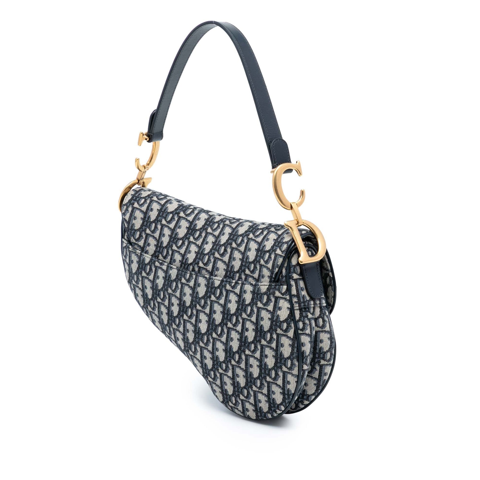 Dior Oblique Canvas Saddle Bag