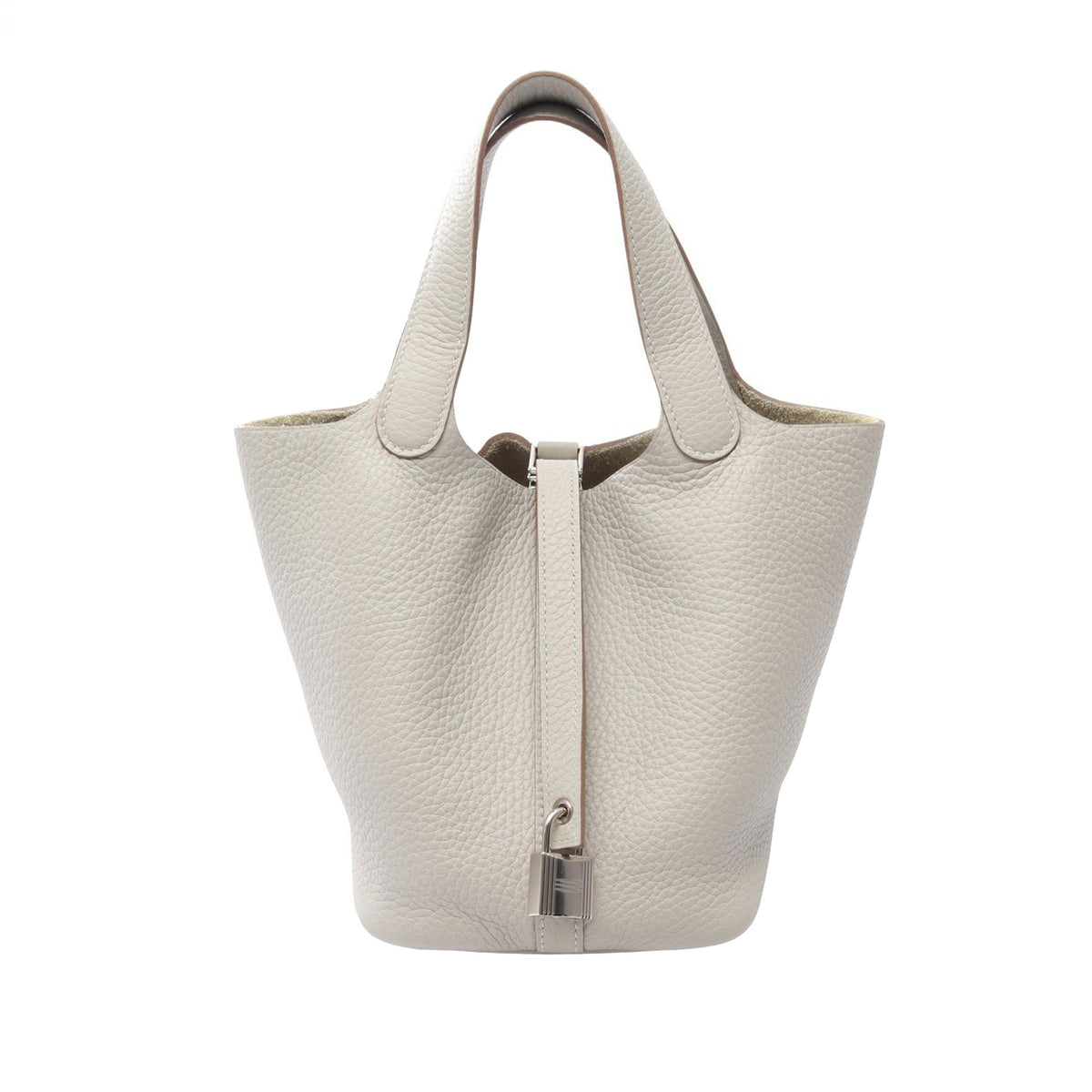 Hermès Clemence Picotin 18 — Gray