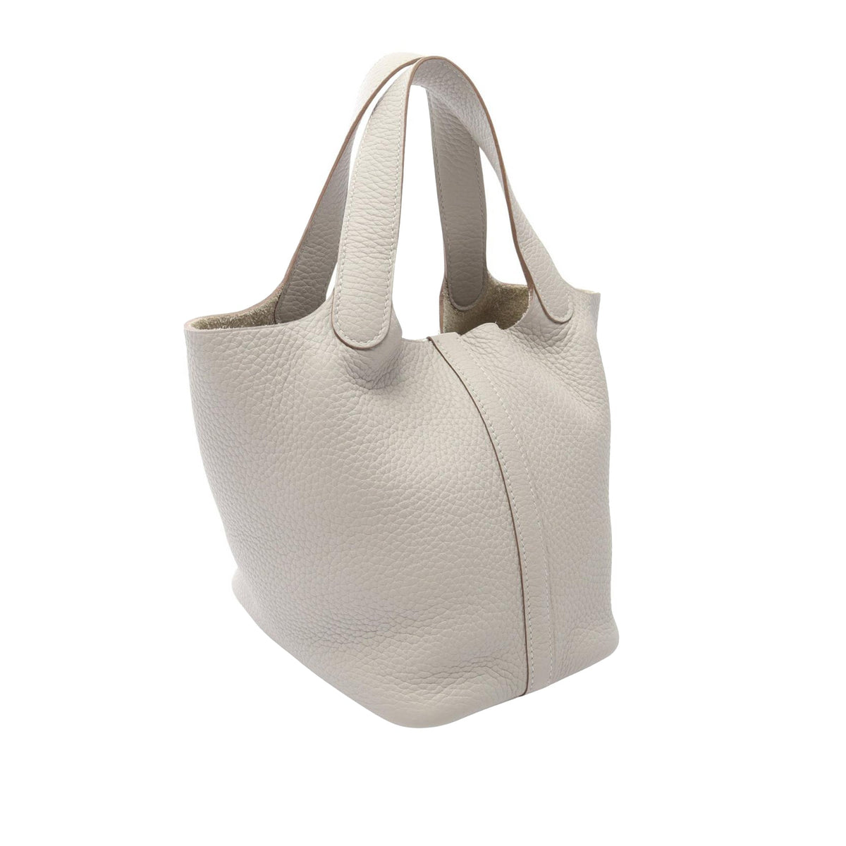 Hermès Clemence Picotin 18 — Gray