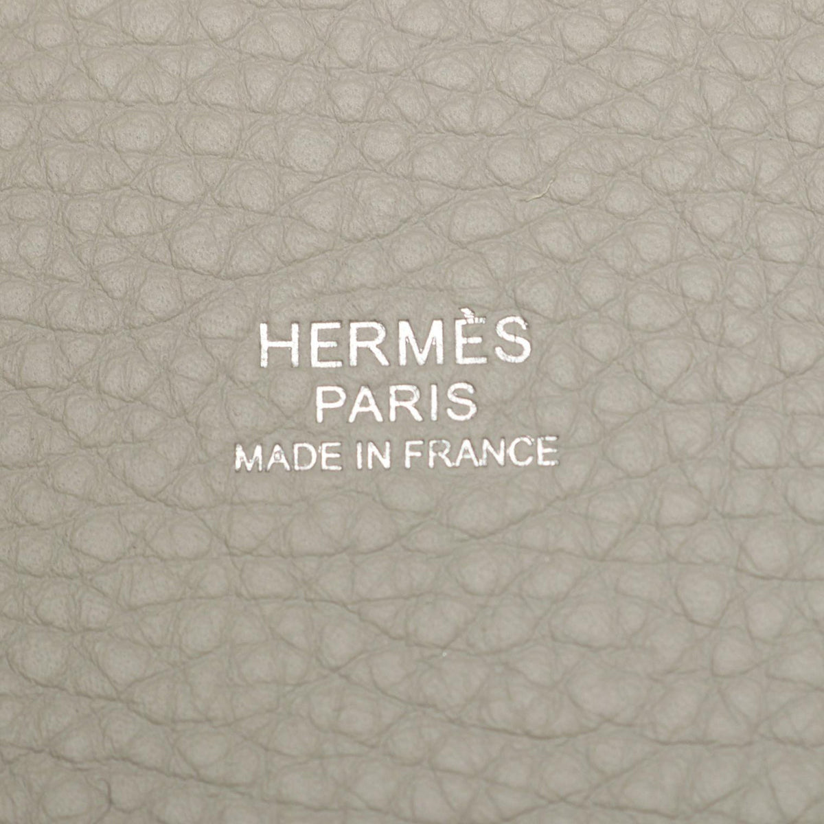 Hermès Clemence Picotin 18 — Gray