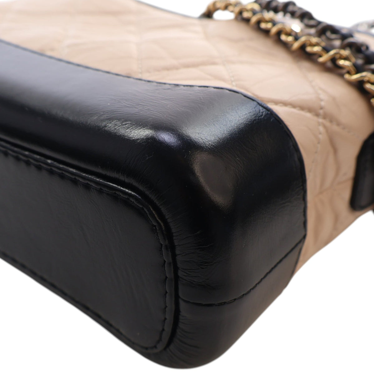Chanel Small Quilted Aged Calfskin Gabrielle Hobo