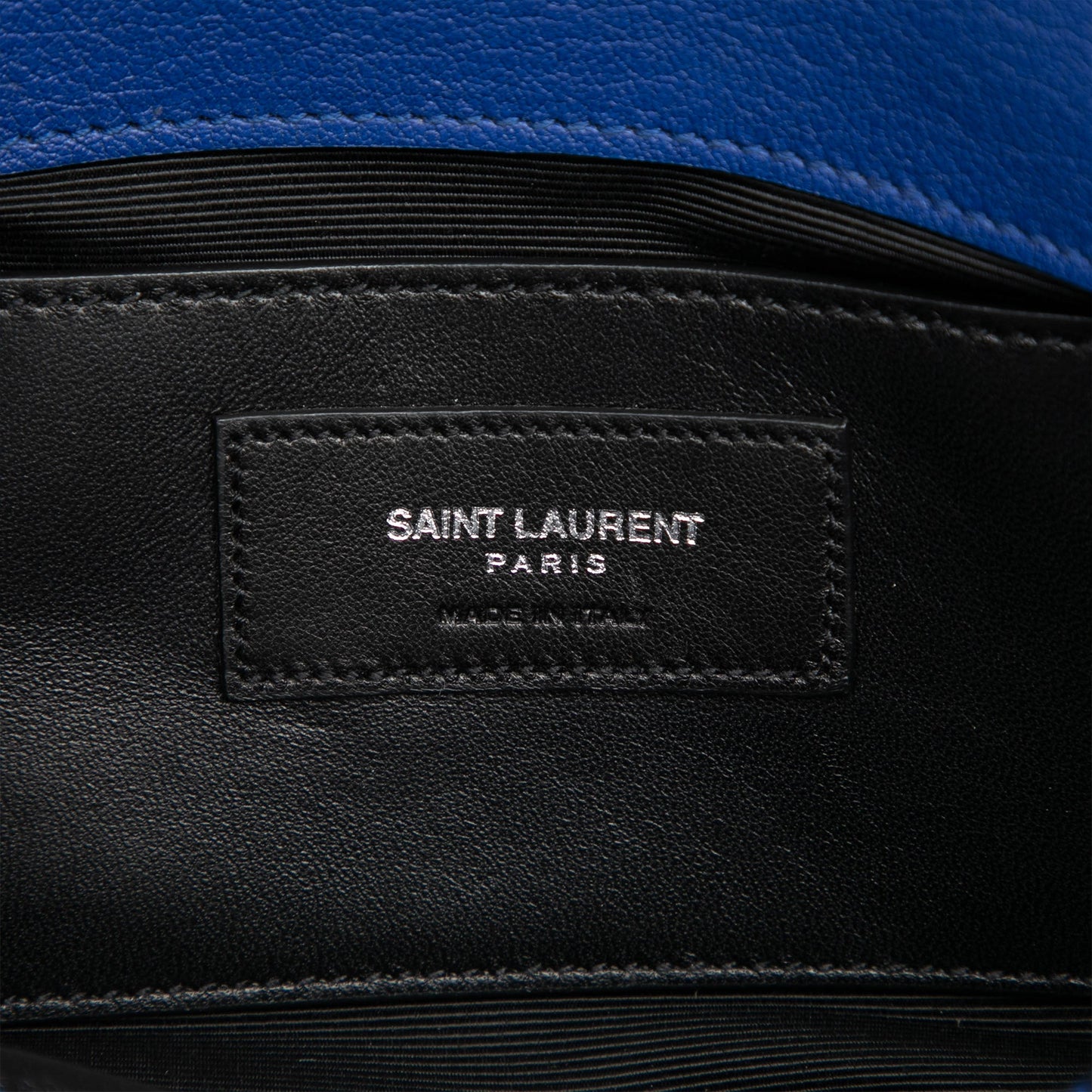 Saint Laurent Medium Quilted Chevron Sheepskin College Satchel