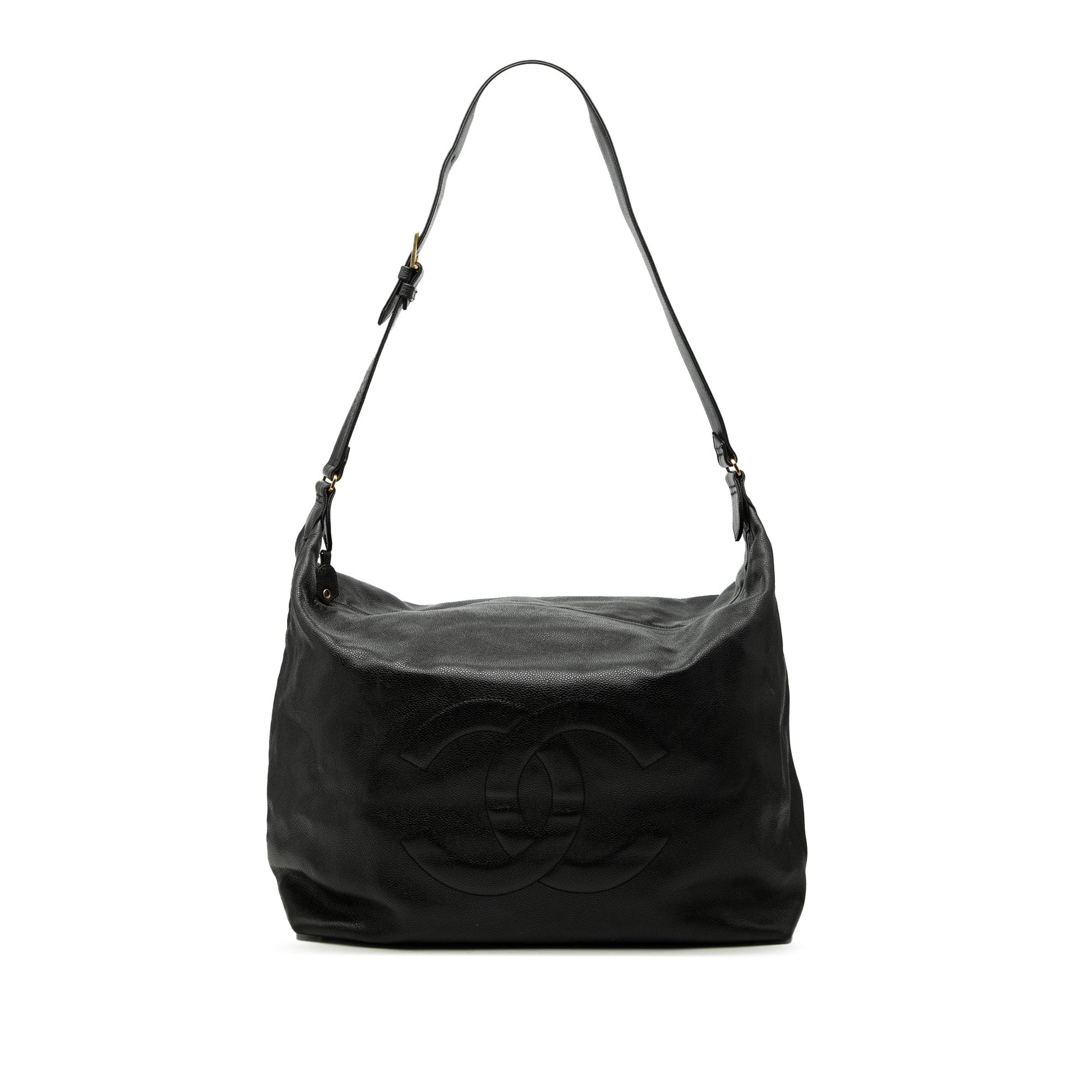 Chanel Large CC Caviar Hobo