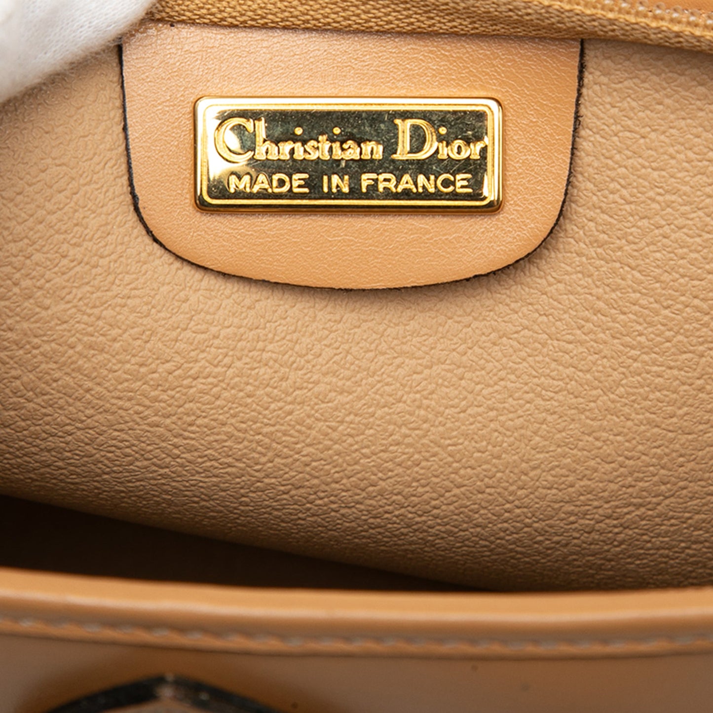 Dior Diorissimo Trotter Coated Canvas Clutch