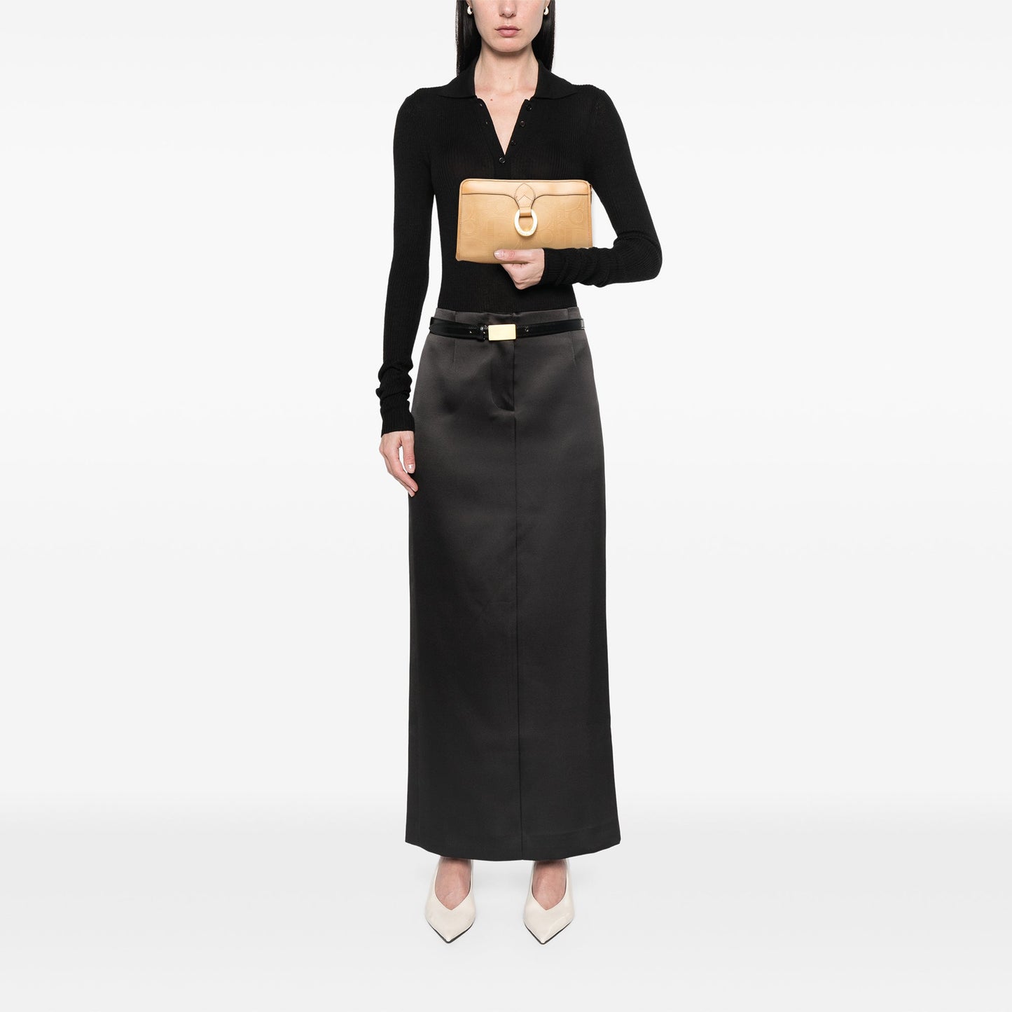 Dior Diorissimo Trotter Coated Canvas Clutch
