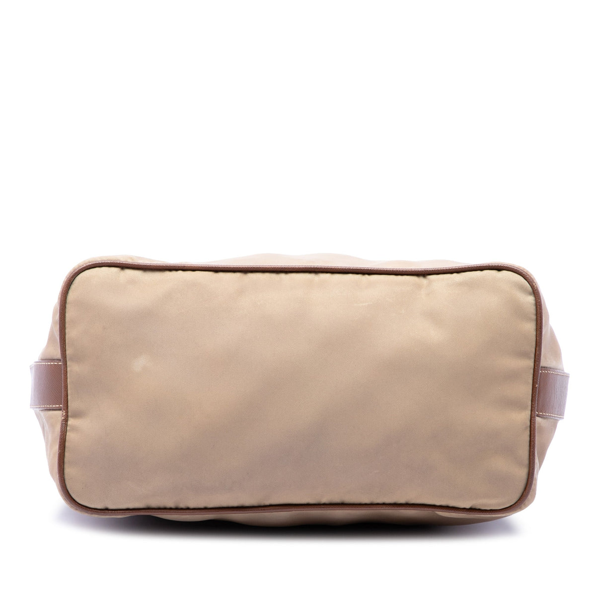 Prada Saffiano Trimmed Tessuto Shoulder Bag