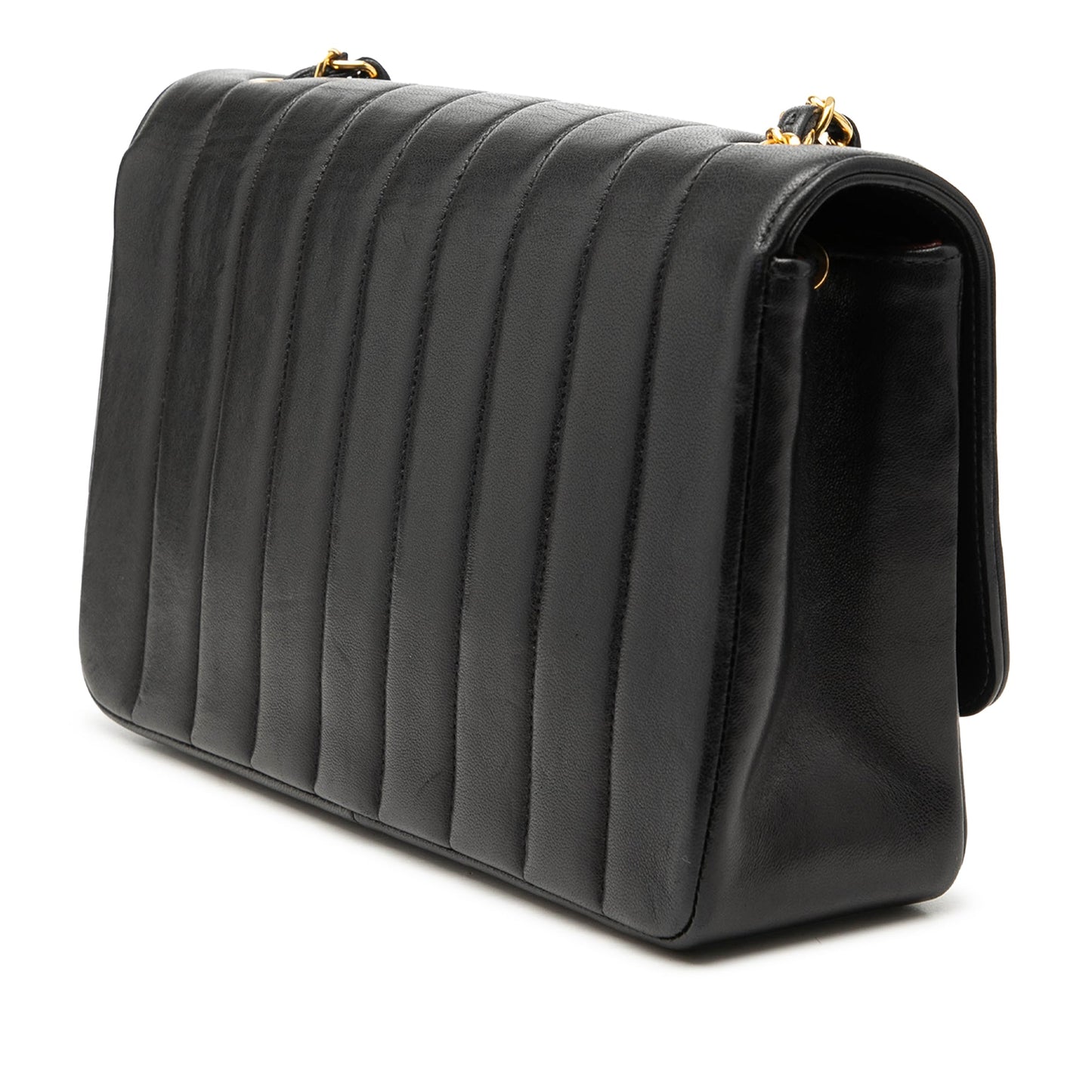 Chanel Medium Vertical Quilted Lambskin Mademoiselle Crossbody